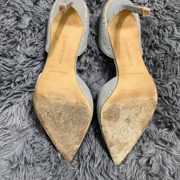Manolo Blahnik Tyler cork pumps - Picture 4 of 5
